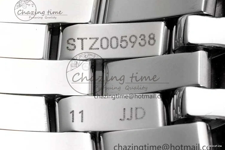 0228 De Ville SS DIWF 1:1 Best Edition Light Blue Dial SS Markers on SS Bracelet MIYOTA TopPick 7850